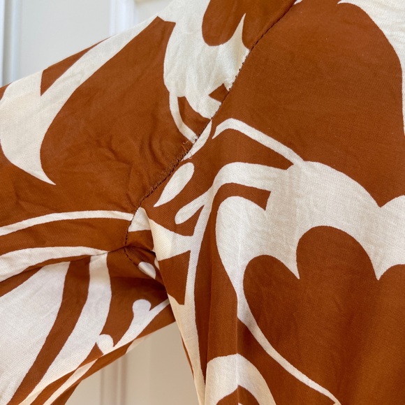 Urban Outfitters UO Renee Printed Button-Down Shirt mini Dress in XS extra small - Picture 7 of 9